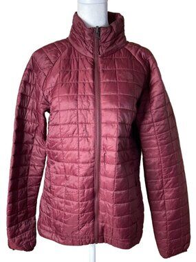 The North Face Lightweight Puffer Jacket M • Wine/Burgandy Quilted Coat